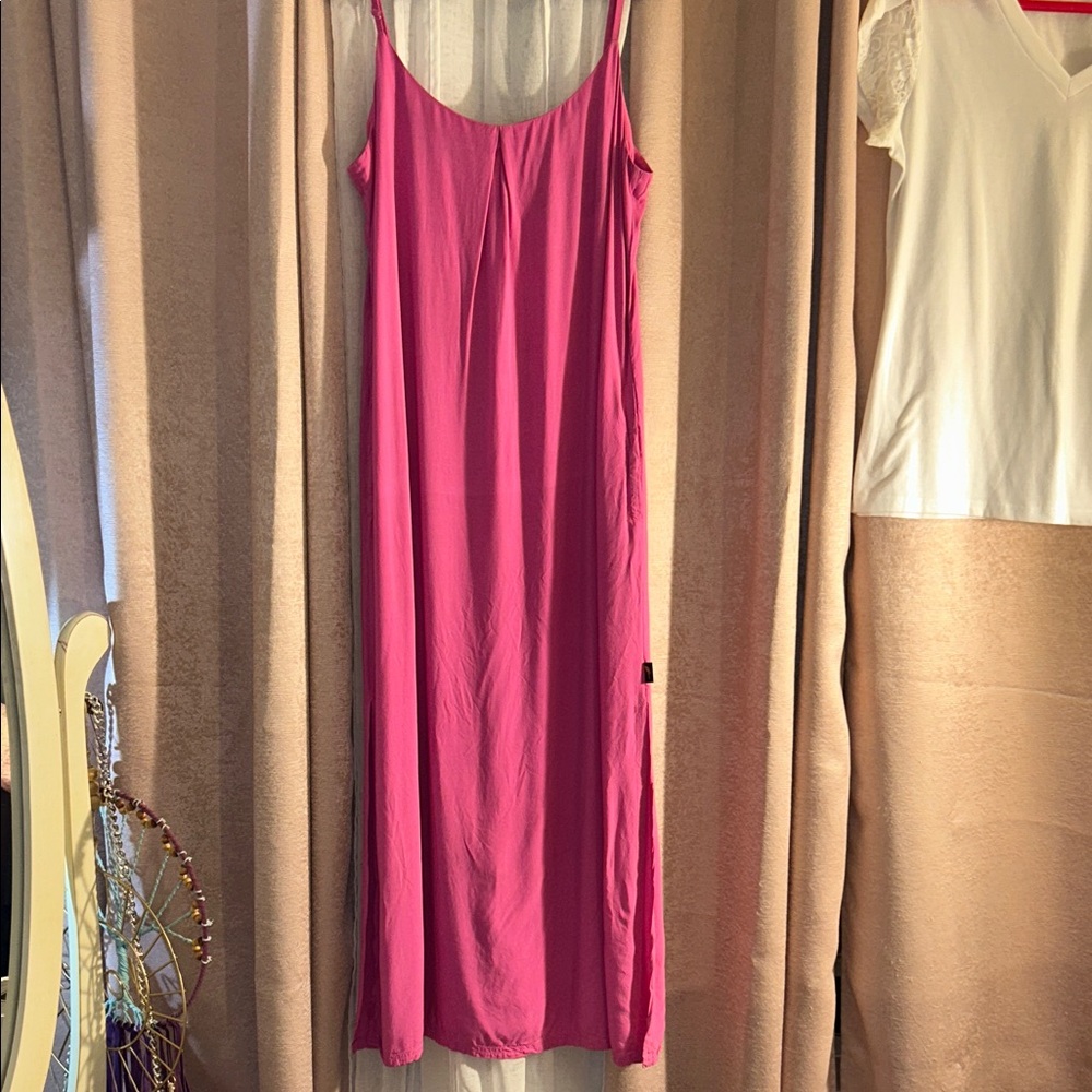 Margaritaville Size L Magenta Maxi Dress